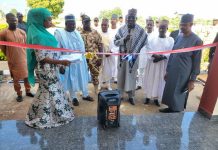 General Buratai commissions projects at Tukur Buratai institute for war and peace, Nigerian Army University Biu