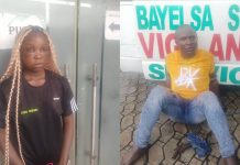 Bayelsa State Vigilante rescues 13-year-old girl who was locked up, used as a sexual slave