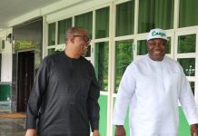 Peter Obi is with Governor of Enugu, Ifeanyi Ugwuanyi