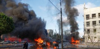Scores killed as multiple explosions rock Ukrainian capital, Kyiv
