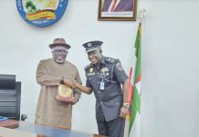 CP DELTA OLUFEMI ABANIWONDA VISITS DELTA STATE GOVERNOR