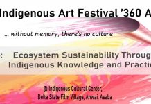 Indigenous Art Festival ‘360, Asaba