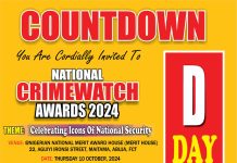 Abuja Agog as National CrimeWatch Awards Holds Today