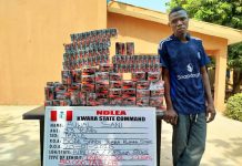NDLEA intercepts UK-bound illicit drug consignment in duvet at Lagos airport, arrests 2