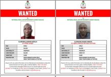 NDLEA declares 4 members of ‘Barryshine’ drug cartel wanted