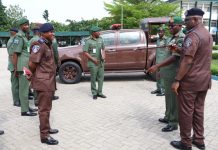 COMMANDER 9 BRIGADE DONATES OPERATIONAL VEHICLE TO MAN-O-WAR LAGOS STATE COMMAND