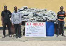 NDLEA raids Lagos hotel, recovers N1.042billion illicit drug consignments