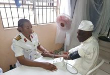NIGERIAN NAVY BRINGS FREE MEDICAL OUTREACH TO AJANGBADI COMMUNITY