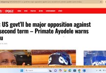 2027: Primate Ayodele’s Prophetic Warning to Tinubu Against America Coming to Pass