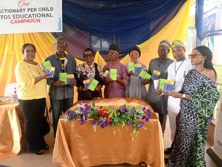 TOS EDUCATIONAL INITIATIVE CHAMPIONS DICTIONARY DRIVE FOR LAGOS PUPILS