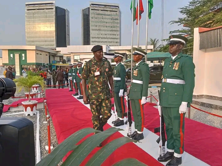 COAS FLAGS OFF DEVELOPMENT PROJECTS, URGES TROOPS TO UPHOLD CORE MILITARY VALUES
