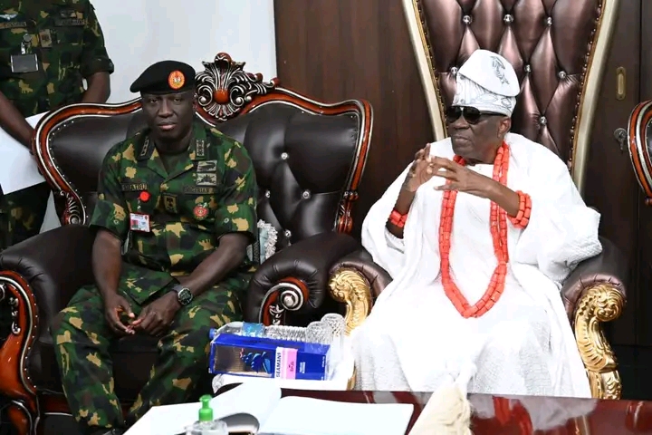 CHIEF OF ARMY STAFF VISITS OBA OF LAGOS, REQUESTS SUPPORT FOR MILITARY OPERATIONS