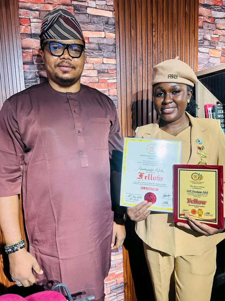 DSP ADOH NWAKEGO RECEIVES ICA FELLOWSHIP IN RECOGNITION OF DISTINGUISHED PUBLIC SERVICE