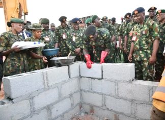 COAS FLAGS OFF PHASE 2 OF BOLA AHMED TINUBU BARRACKS, RESTATES SOLDIER FIRST AGENDA