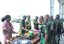 COAS CELEBRATES CHRISTMAS WITH NIGERIAN TROOPS ON PEACE MISSION IN REPUBLIC OF BENIN