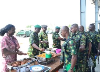 COAS CELEBRATES CHRISTMAS WITH NIGERIAN TROOPS ON PEACE MISSION IN REPUBLIC OF BENIN