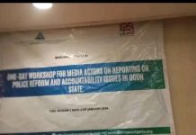 PARTNERS WEST AFRICA NIGERIA HOSTS MEDIA WORKSHOP ON POLICE ACCOUNTABILITY