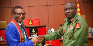 COAS CALLS FOR COHESION AND INCLUSION AT MEETING WITH NDA 38 REGULAR COURSE EXECUTIVES