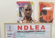 NDLEA intercepts Brazil returnee with cocaine concealed in private part, soles of footwear