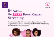 Polaris Bank Marks World Cancer Day with Free Breast Cancer Screening for 100 Women NationwideLagos, Nigeria