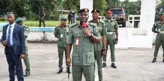 GOC 81 DIVISION VISITS CRITICAL ARMY UNITS IN LAGOS