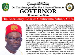 ACPN FELICITATES SOLUDO ON SECOND TERM, PLEDGES SUPPORT FOR HEALTHCARE REFORMS
