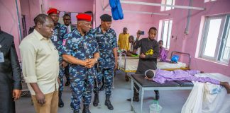 IGP DISU VISITS BORNO, CONDOLES BOMB BLAST VICTIMS, CHARGES OFFICERS ON VIGILANCE