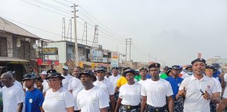 SANGO OTA WALKATHON STRENGTHENS POLICE-COMMUNITY BOND