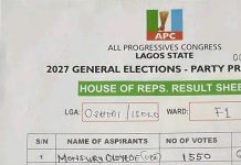 Monsuru Bello Obe Wins APC Ticket for Oshodi-Isolo II Amid Massive Turnout