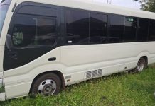 Ogun Police Foil Cross-Border Smuggling, Recover Stolen 28-Seater Toyota Coaster Bus