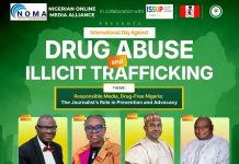 NOMA, NDLEA, ISSUP Nigeria Unite to Train Journalists on Drug Abuse Prevention