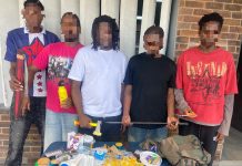 Lagos Police Nab 5 Alleged Aye Confraternity Members, Seize Weapons, Drugs, and Gadgets