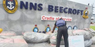 Navy Hands Over 756kg of Suspected Cannabis to NDLEA in Lagos