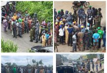 Ogun Security Chiefs Stage Joint Show of Force Along Ogun–Ondo Border
