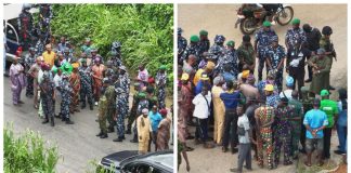 Ogun Security Chiefs Stage Joint Show of Force Along Ogun–Ondo Border