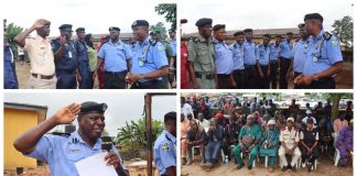 CP Ojajuni Visits Ogbere Area Command, Pushes for Stronger Police-Community Synergy