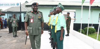 GOC 81 Division Commissions CBT Centre and Learning Facilities at Command Day Secondary School Oshodi