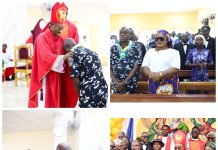 Ogun CP Ojajuni Attends Triple Catholic Event At St. Martin’s Police Church