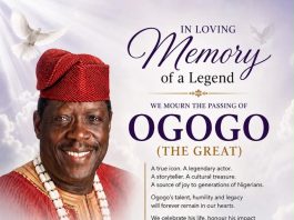“Great Loss to Nigeria”: Hamzat Pays Tribute to Yoruba Cinema Icon Ogogo