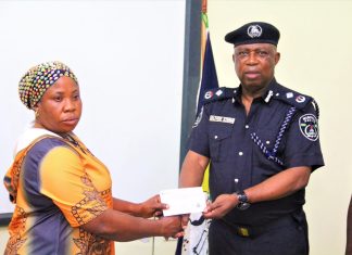 Ogun CP Presents N37.9m Cheques To Families Of Fallen Officers