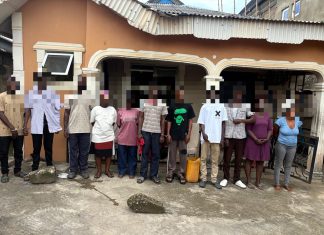 Ogun Police Rescue 11 Ghanaians Held Hostage In Sagamu Over Fake Visa Promises