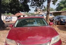 Ogun SWAT Recovers Stolen Lexus In Ondo Weeks After Ogijo Robbery