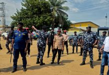 Delta CP, Other Security Heads Inspect Niger Bridge Traffic